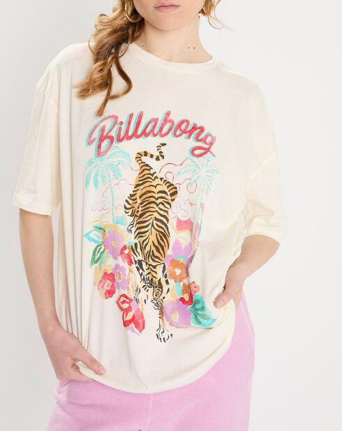 T-Shirt Easy Tiger écru/multicolore
