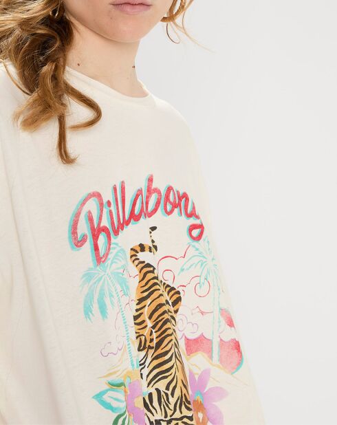T-Shirt Easy Tiger écru/multicolore