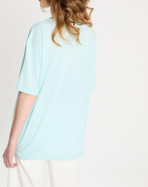 Day Dream Away Hellblaues Oversize-T-Shirt