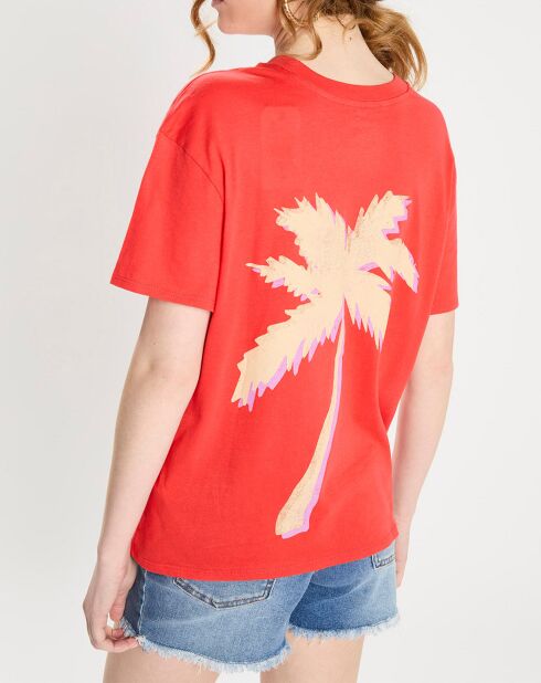T-Shirt La Playa rouge