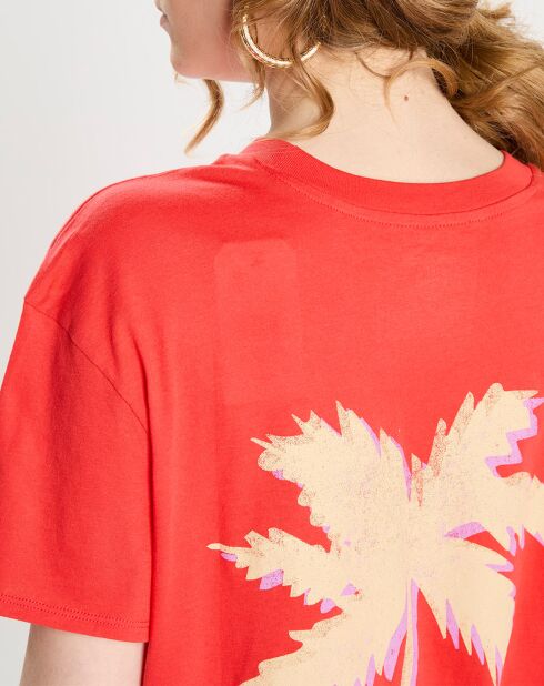 T-Shirt La Playa rouge