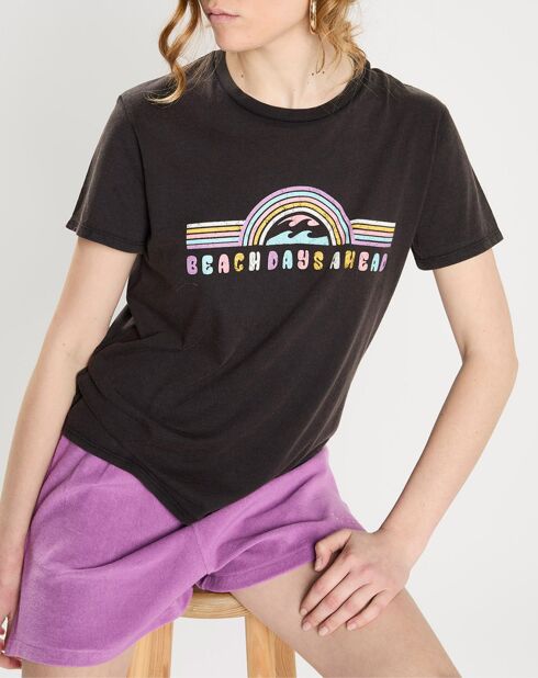 T-Shirt Beach Days noir