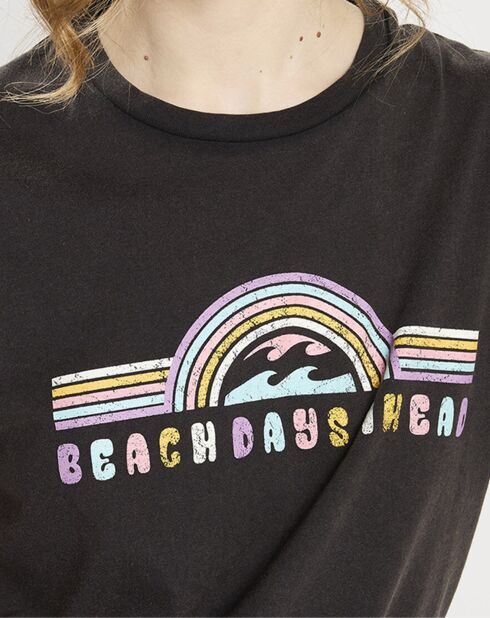 T-Shirt Beach Days noir
