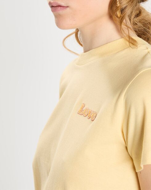 Lichtgeel Love T-shirt