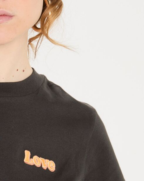 T-Shirt Love noir