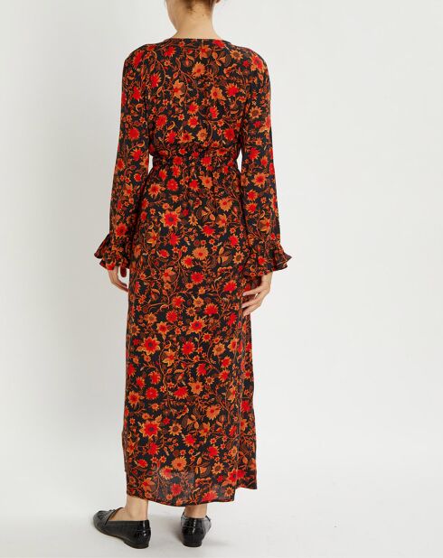 Robe longue Portefeuille Love Sun multicolore