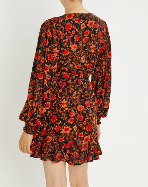 Robe longue Portefeuille Love Sun multicolore