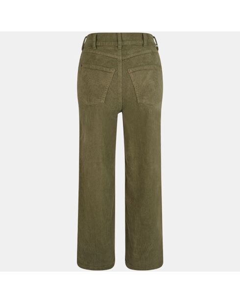 Pantalon Droit en Velours côtelé Gold kaki
