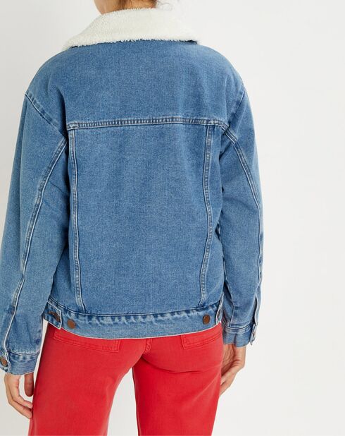 Veste en Jean Billabong x Wrangler Ride On Jacket bleue