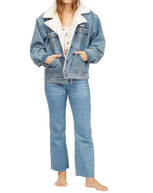 Veste en Jean Billabong x Wrangler Ride On Jacket bleue