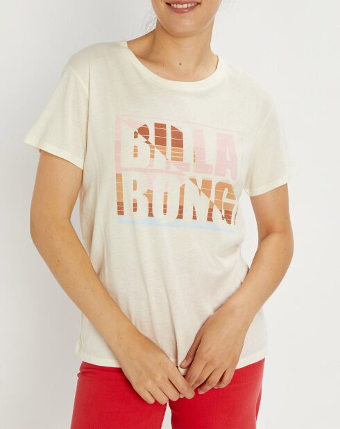 T-Shirt Sunset Block écru