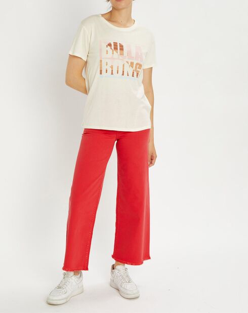 T-shirt Sunset Block ecru