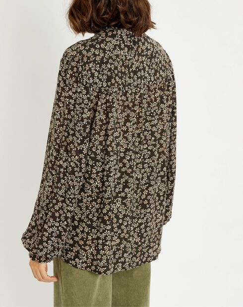 Blouse By Night imprimé noir/multicolore