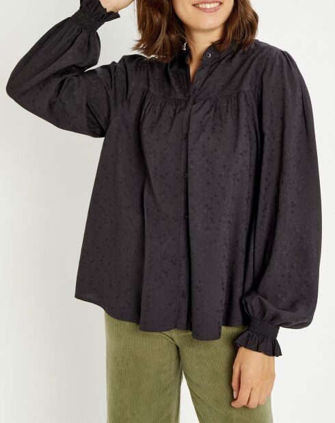 Chemise By Night imprimé noir