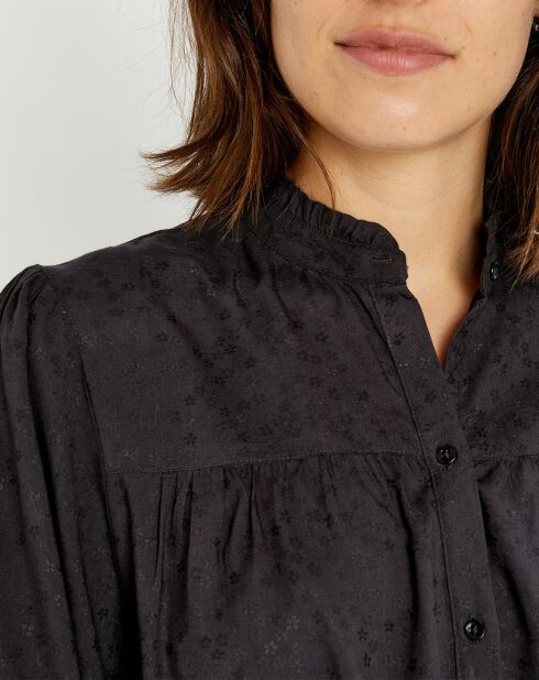 Chemise By Night imprimé noir