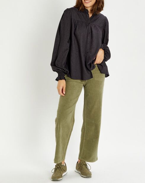 Chemise By Night imprimé noir