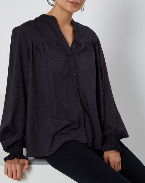 Chemise By Night imprimé noir