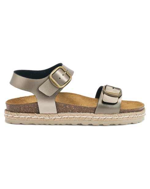 Mules Inès bronze