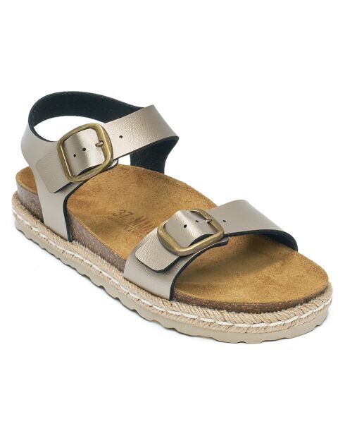 Mules Inès bronze