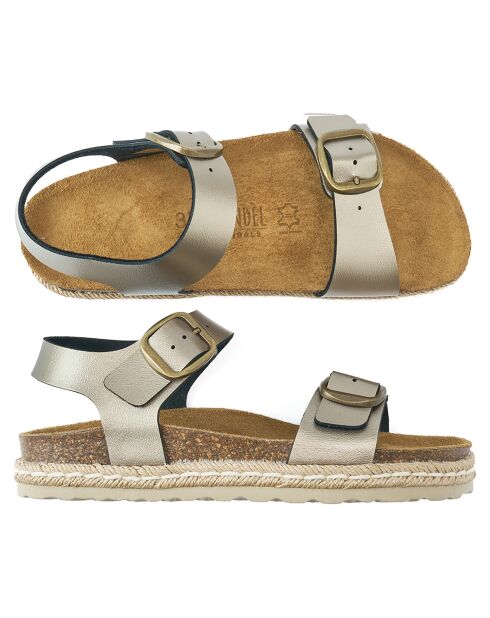 Mules Inès bronze