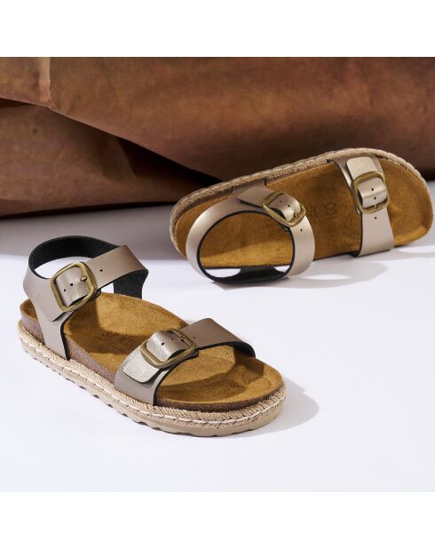 Mules Inès bronze