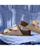 Mules Carla beiges