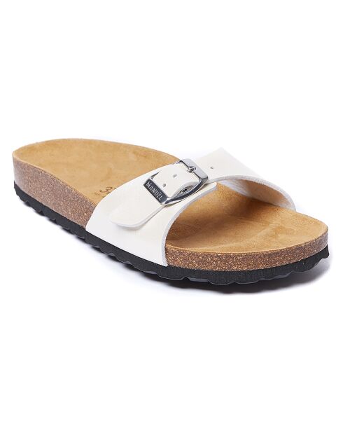 Mules Agata blanches