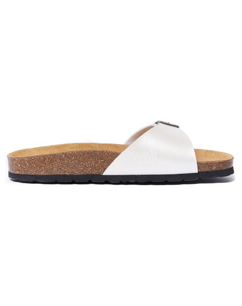 Mules Agata blanches
