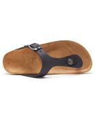 Sandales en Cuir Blanca noires
