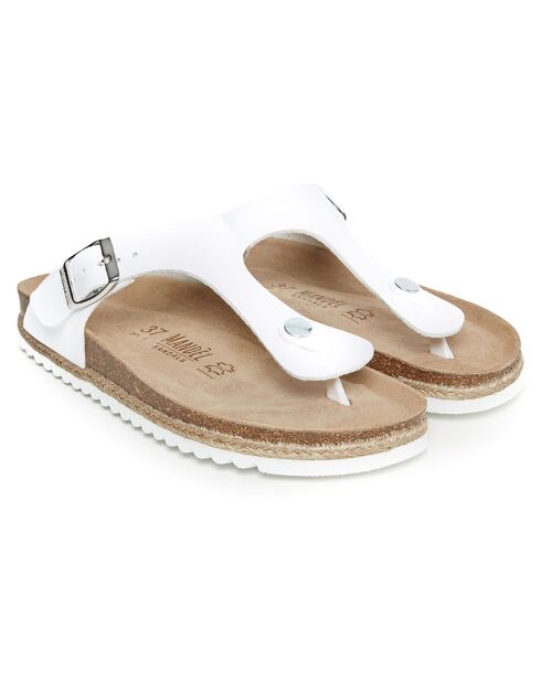 Witte sandalen Blanca
