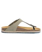 Sandales en Cuir Blanca grises