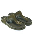 Sandales en Velours de Cuir Gala vertes