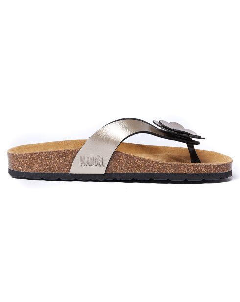 Lene bronzen sandalen