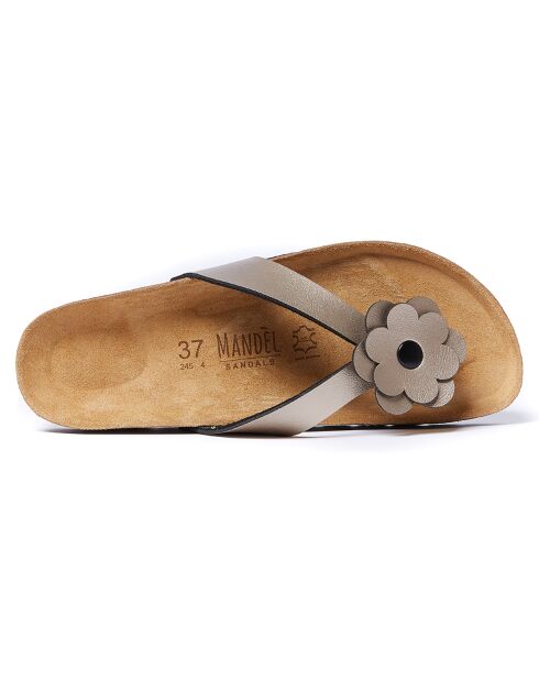 Lene bronzen sandalen