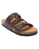 Mules en Cuir Paco marron