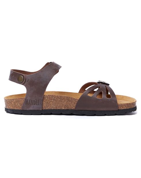 Sandales en Cuir Neva marron