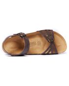Sandales en Cuir Neva marron