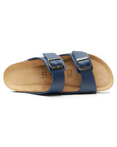 Mules Alberto bleu marine