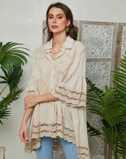 Chemise Barbara beige