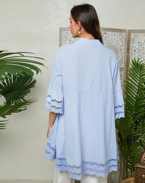 Chemise Barbara ciel