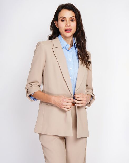 Kamelfarbene Jacke Anna