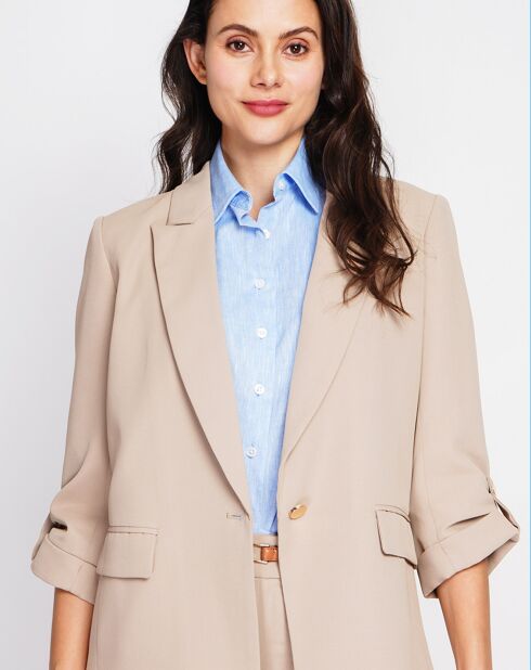 Kamelfarbene Jacke Anna