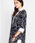 Robe en Lin mélangé Rose noire