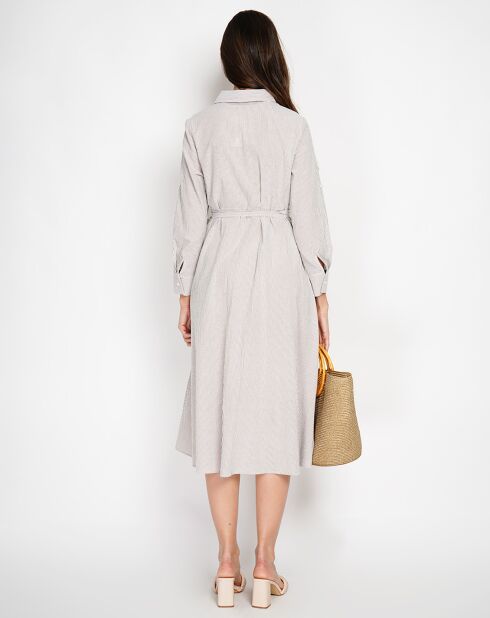 Robe en Lin mélangé Yasmine desert