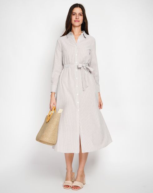 Robe en Lin mélangé Yasmine desert