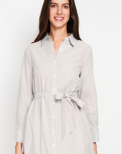 Robe en Lin mélangé Yasmine desert