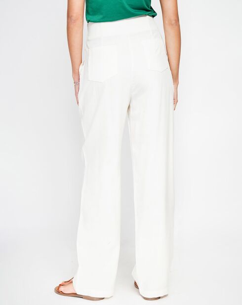 Pantalon Luna blanc cassé