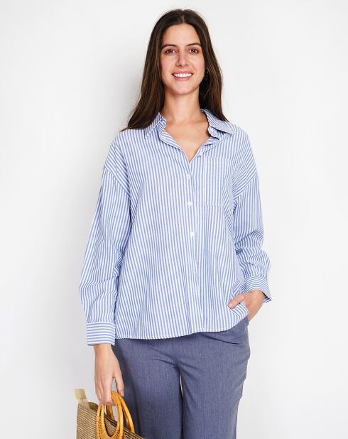 Chemise Roxane bleu jeans