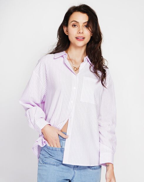 Chemise Roxane lilas