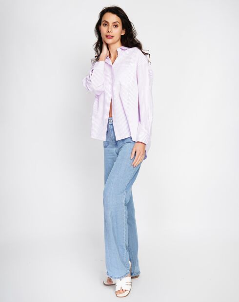 Chemise Roxane lilas